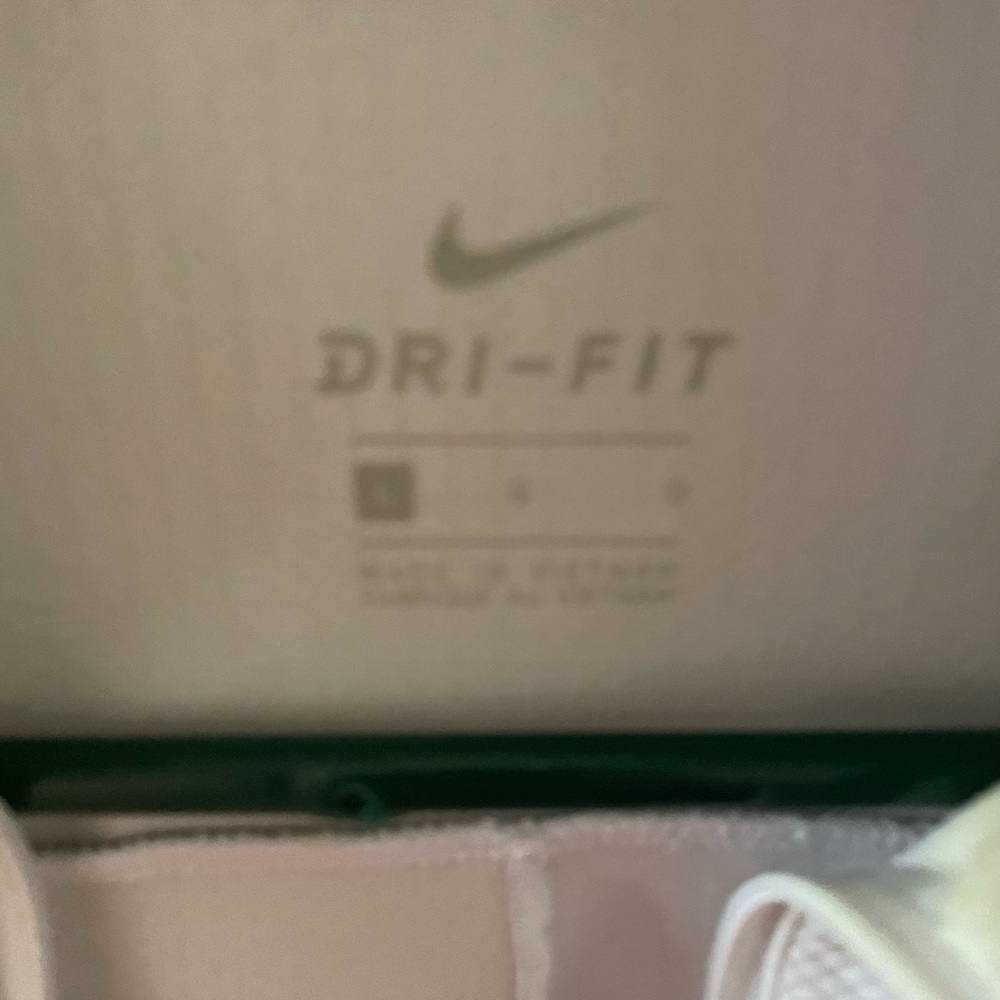 Nike size L zip up exercise top